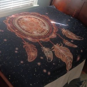 Dream catcher and stars tapestry